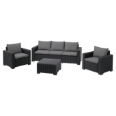 Baštenski set California 3 seater, grafit CU 253326